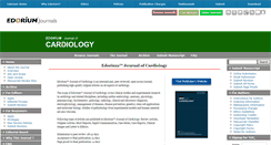 Desktop Screenshot of edoriumjournalofcardiology.com